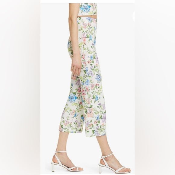 Alice + Olivia Gardenia Lorinda Floral crop trousers - Picture 2 of 9